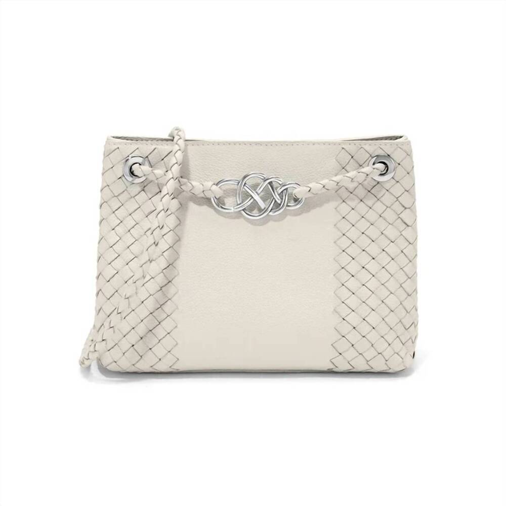 NEW BRIGHTON devon convertible cross body bag in white